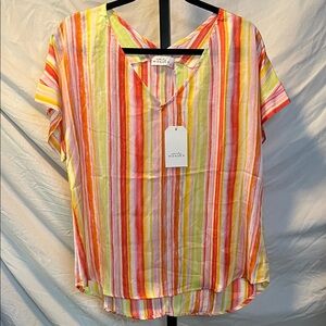 🌺NWT Emily Wonder Striped Women's Blouse